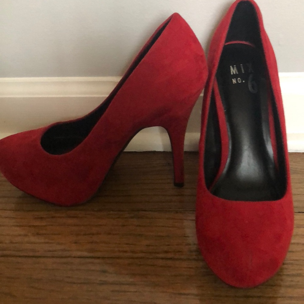 Never worn red Mix No. 6 heels